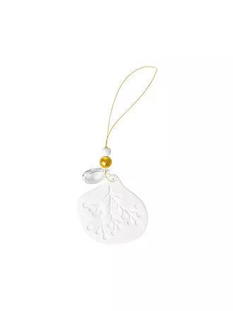 RAEDER | Porzellanornament 5,5x6cm WINTERZAUBER Beerenzweig | 